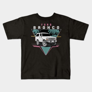 Classic Ford Bronco Kids T-Shirt